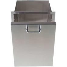 outdoor kitchen trash bins